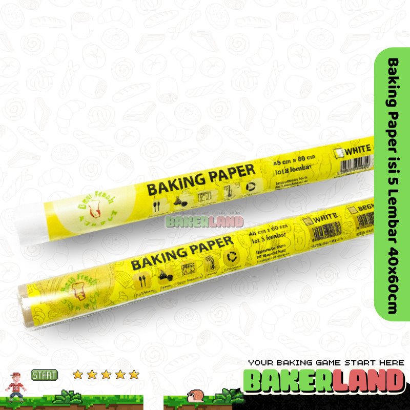 baking paper/baking paper/kertas roti baking paper/baking paper anti lengket/baking paper 40x60cm