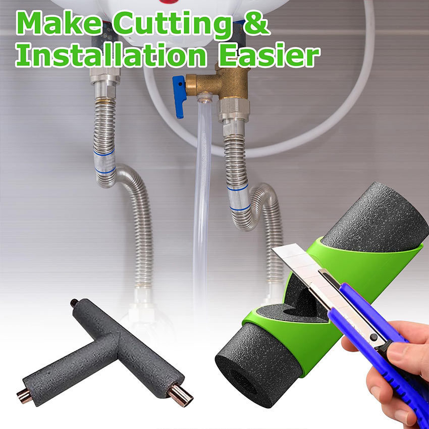 3Pcs Alat Pemotong Pipa Besi Busa Untuk Isolasi Termal Pipa Pipe Busa Cutter Gunting Pipa Busa PVC