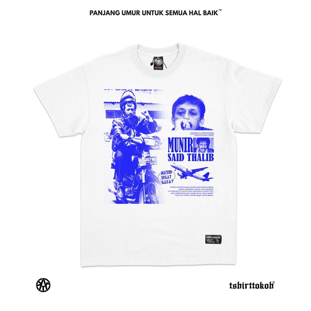 Tshirttokoh - Kaos Munir Said Thalib - Munir 10