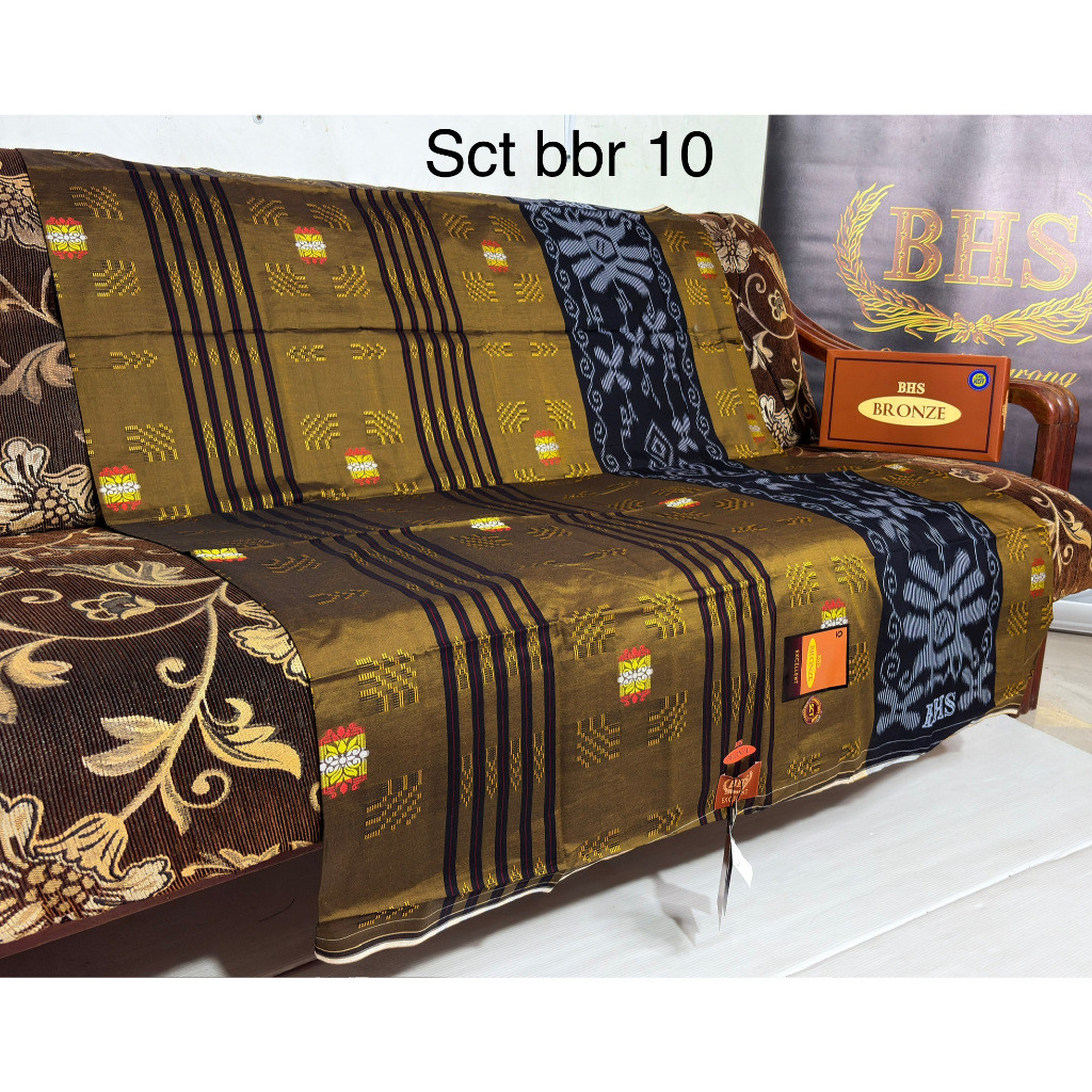 SARUNG BHS EXELENT BRONZE songket timbul (COD/BAYAR DI TEMPAT) sarung bhs murah SARUNG BHS ORIGINAL 