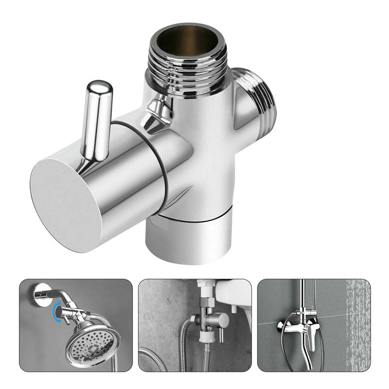 1pcs Shower verter Valve Bathroom Faucet Swit Valve Shower Tap Connector Splitter Water verter Valve