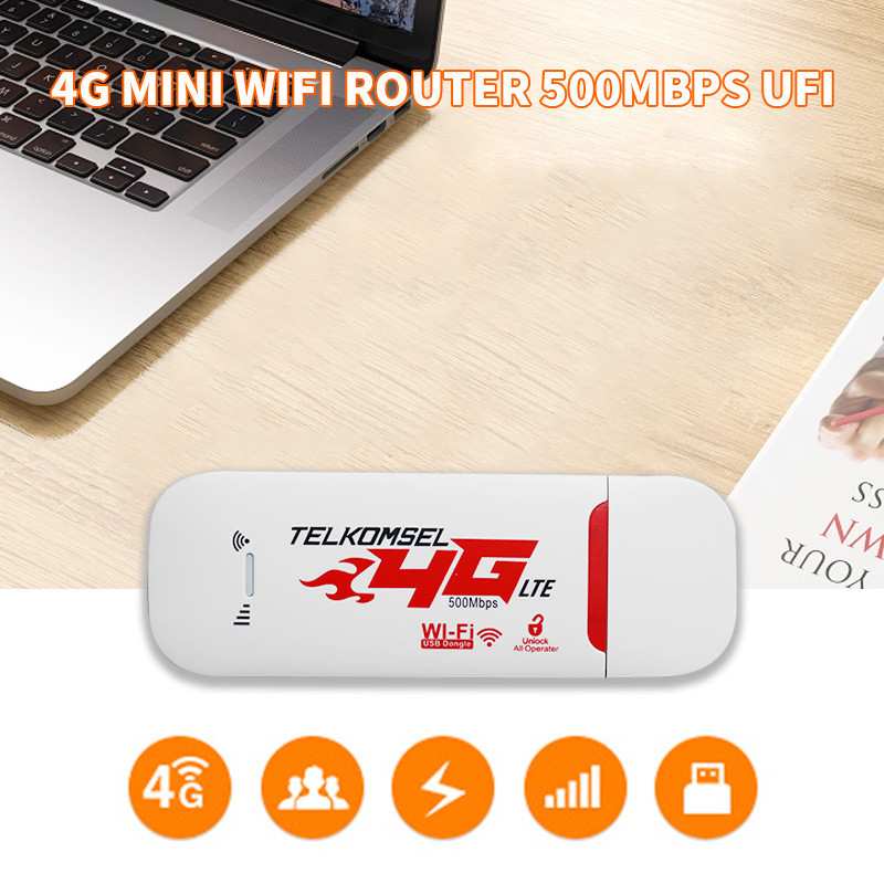 Modem Wifi 4G Wingle USB   All Operator 500Mbps 4g LTE Wi-Fi portabel All Operator LTE Modem USB PC 