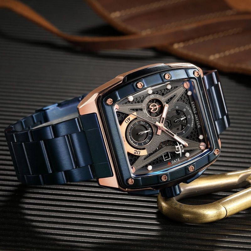 BUY 1 GET 1..JAM TANGAN PRIA EVANS JAYDEN ORIGINAL 9624 RT