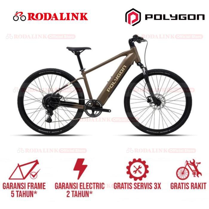 PROMO GASPOLL Polygon Sepeda Ebike Kalosi Miles High Step – E-Bike Hybrid 32km/jam | 5 Assist Mode -