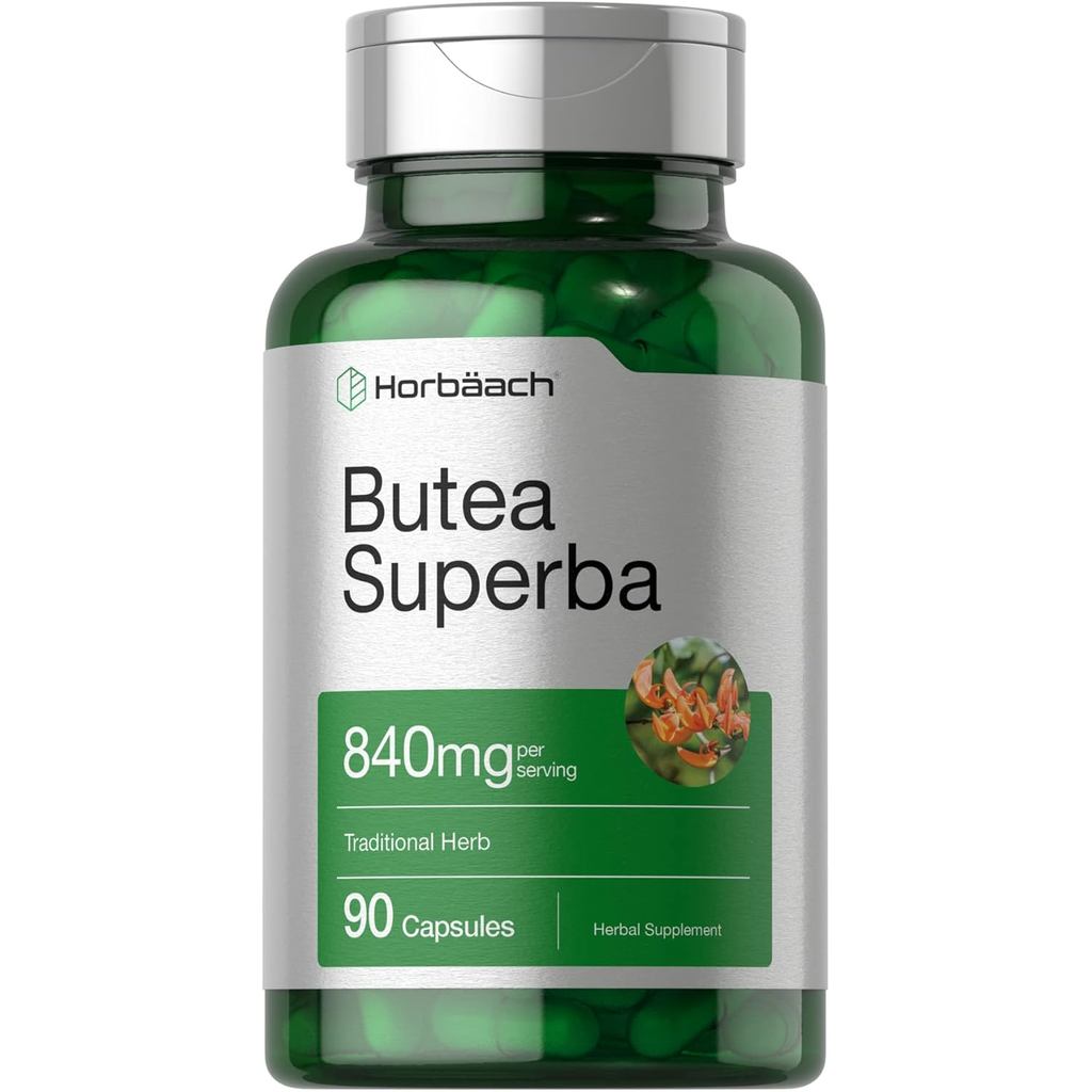 HorbäachButeaSuperbaRoot840mg|90Capsules|MalePerformance|NonGMO,GlutenFreeSupplement