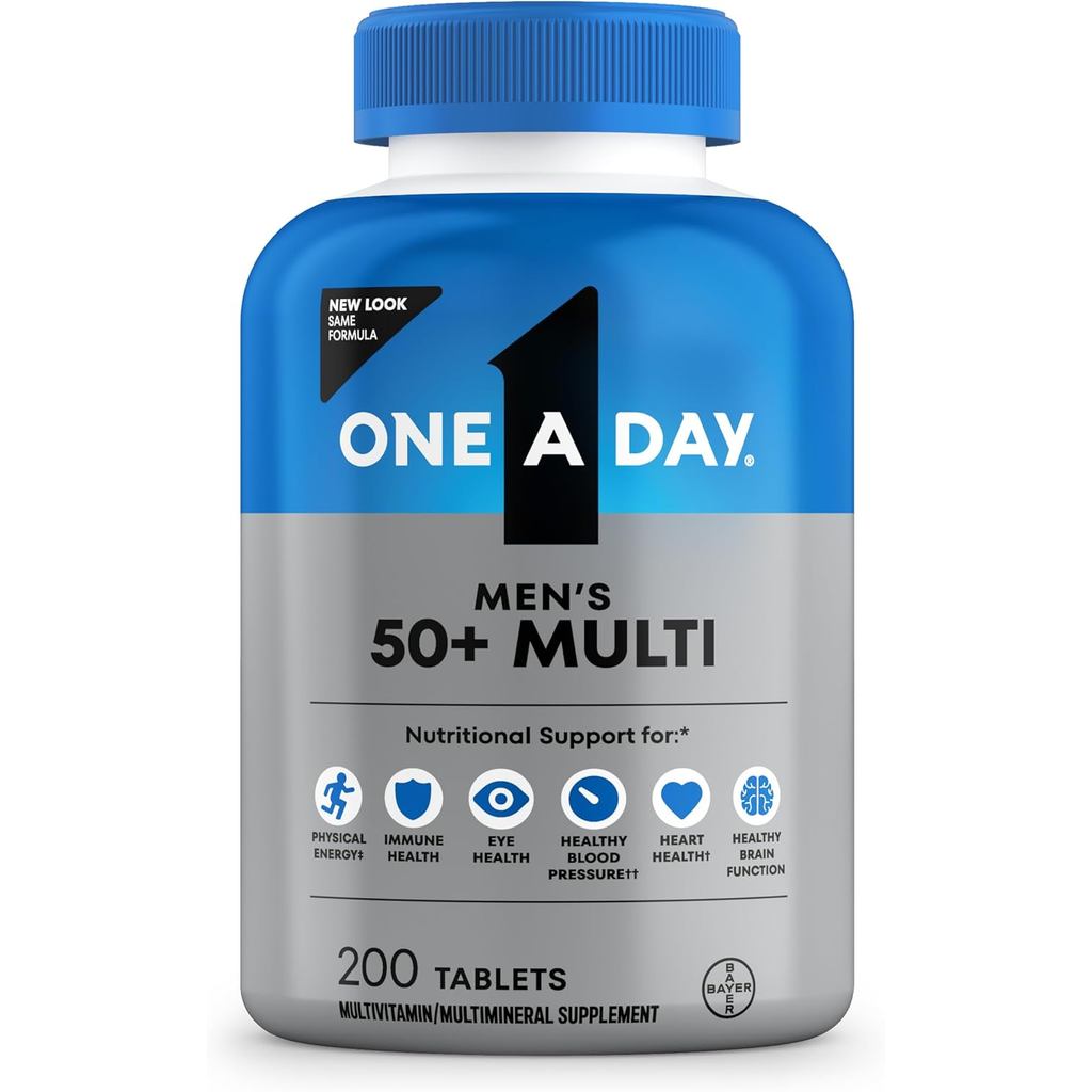 OneADayMen’s50+HealthyAdvantageMultivitamin,MultivitaminforMenwithVitaminsA,C,E,B6,B12,CalciumandVit