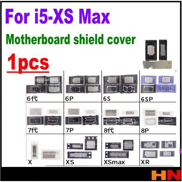 1set Untuk iPhone XR XS Max X 5 5s 6 6s 7 7p 8 plus motherboard EMI shield web logic board net prote