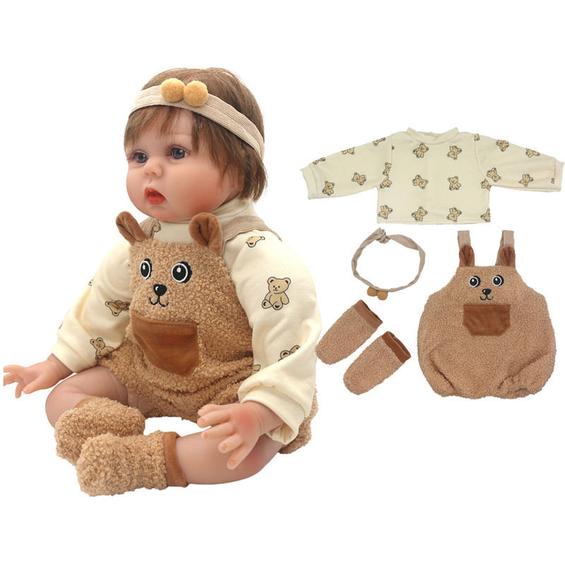 50-55cm Reborn Baby Doll Clothes Rompers 22 In Doll Clothes Dress Skirt Toys Outfit