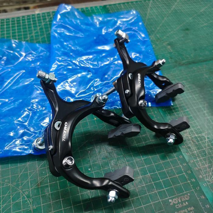 U Brake TEKTRO TKW810C 810 C Alloy Long Arm  Double Pivot Rem Ubrake Panjang Tektro C Hybrid Sepeda 