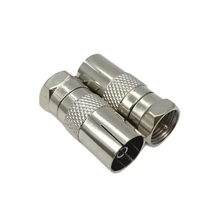 KONEKTOR F FEMALE RF JEK ANTENA TV MALE TO FEMALE DRAT