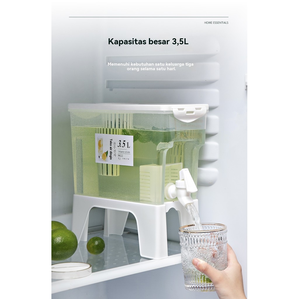 Dispenser jus 3.5L /6.5L Dispenser Air Minum Jus Juice Botol Minum Galon Kulkas/ Dispenser Air Mini 