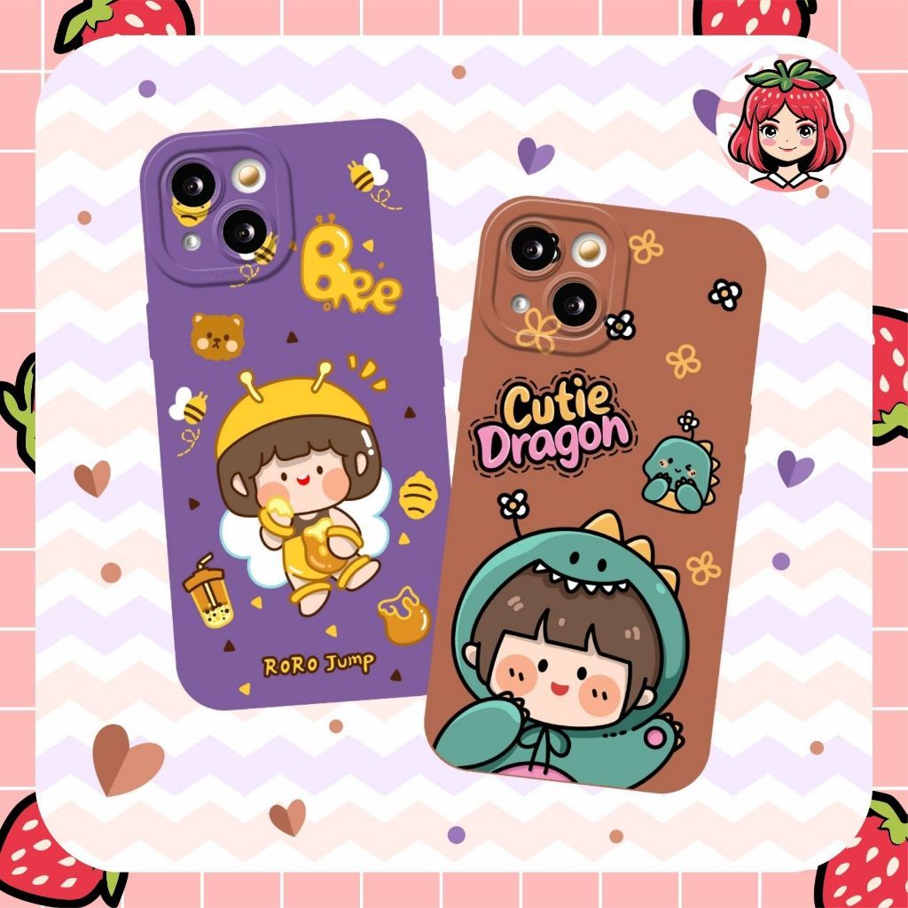 PRO CAMERA PRINTING GIRL DINO BEE case realme c63 c61 c65 11 4g c53 c15 9I C55 RENO c20 C33 c11 8 5G