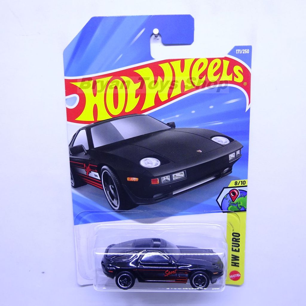Hot Wheels 1983 Porsche 928s Hitam