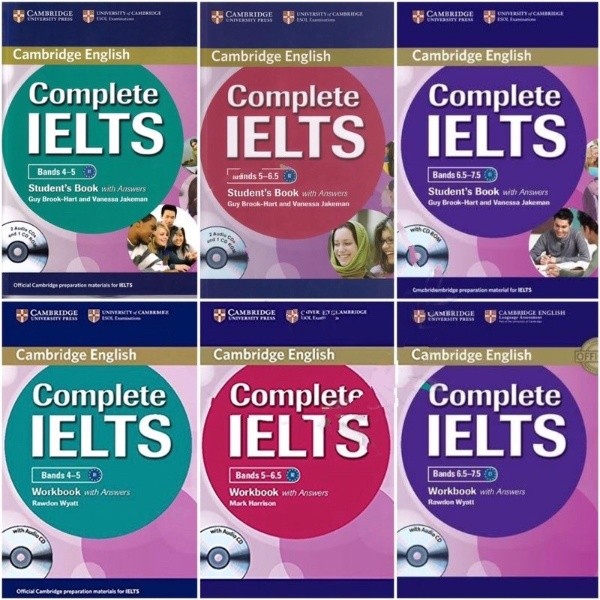 SbkStore , Buku Cambridge English Complete IELTS Bands 4-5 / 5-6.5 / 6.5-7.5 (Student's Book / Workb