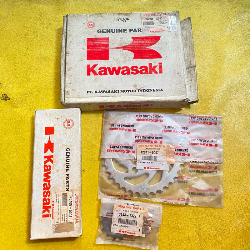 gear gir rantai set Kawasaki Blitz Blitz-R Joy original KGP