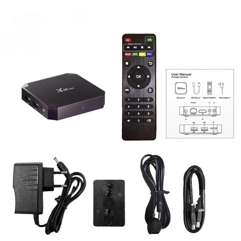 X96 Mini Portable TV Box Android Television Smart TV Box 4K Box WiFi Set Top Box Home Assistant
