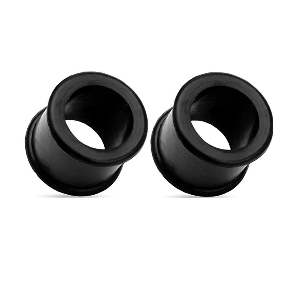 Piercing Tunnel Set Soft/Hard Silicone Flesh Ear Plugs 2g-25mm Flexible Ear Streting Gauge Expander 