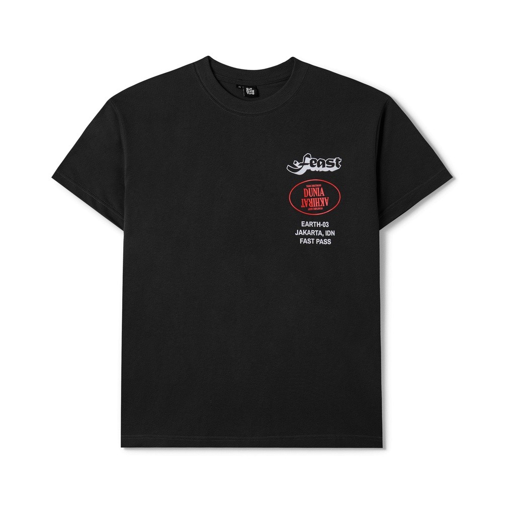 .Feast - Kelelawar Reissue Black T-shirt -Kaos