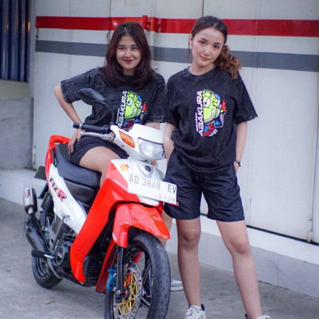 Kaos Abakura Racing x Racertees - 2026.#1 Baju Kaos Unisex