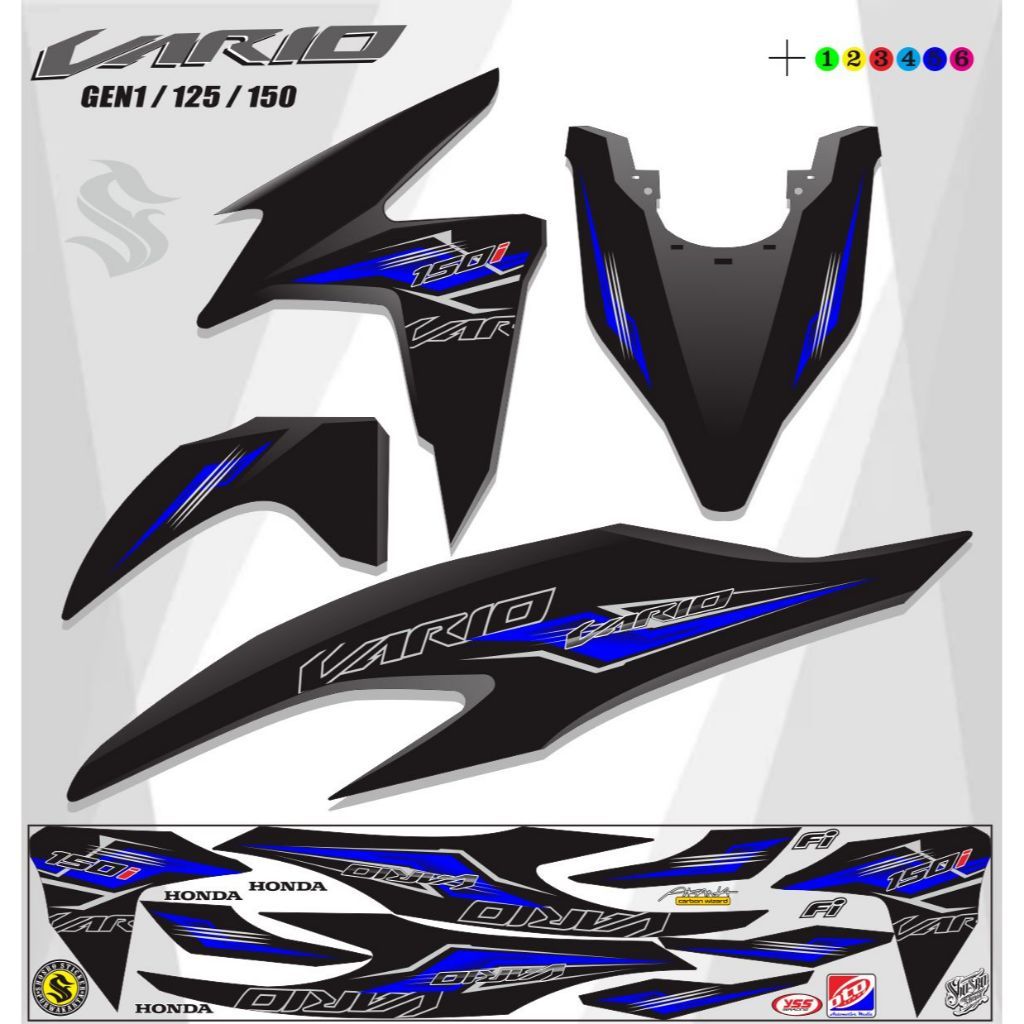 STIKER VARIO GEN 1 / VARIASI VARIO 150 VARIASI