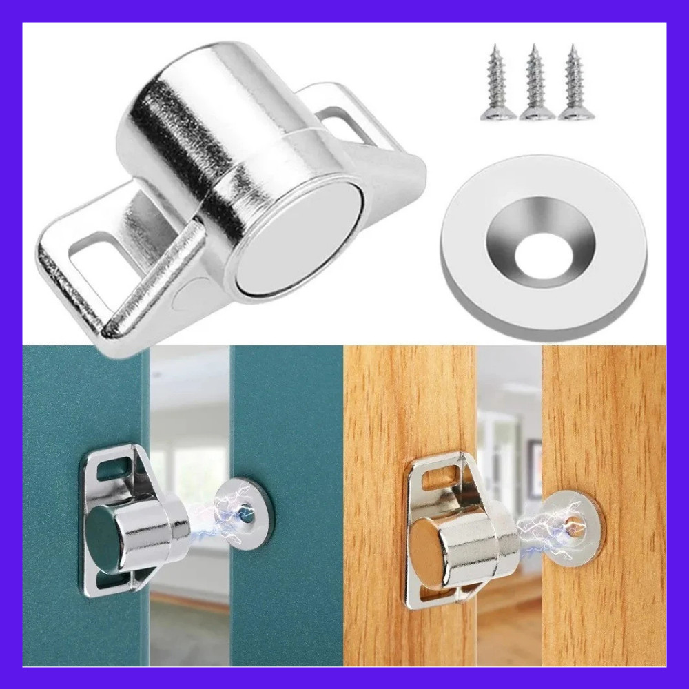 Magnet Penahan Pintu Lemari Magnetik Cabinet Damper Magnet penahan pintu pengunci pintu lemari