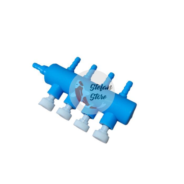 Cabang 4 Aerator Valve Stop Kran Udara Aerator 4 Cabang by Happypaws id