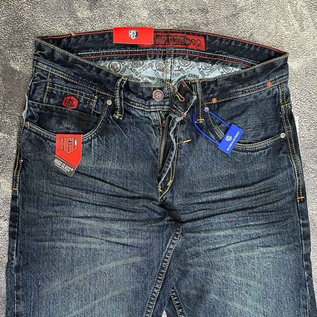 Celana Jeans Pria Hugo Glass Reguler Fit Premium