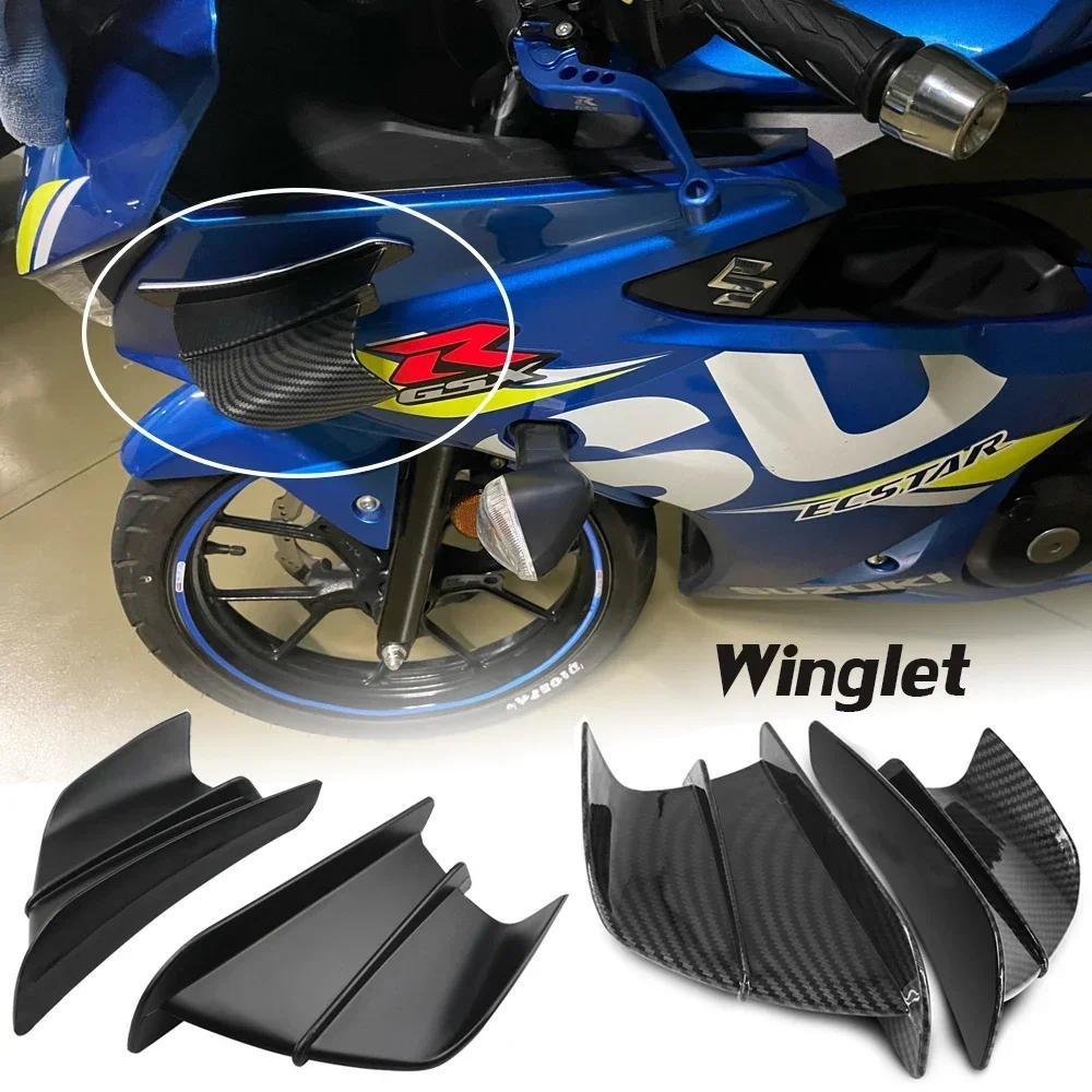 For Suzuki Hayabusa GSX-R1000 GSX-R 750 GSXR 600 Winglet Fairing Aerodynamic Wing Deflector Spoiler 