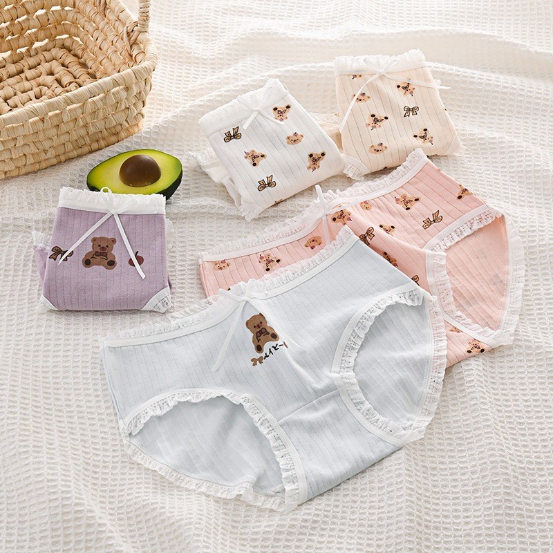 Celana Dalam Wanita Segitiga 7039 Motif Kartun Bahan Adem Celana Dalam Karakter Kartun Lucu Cd Wanit