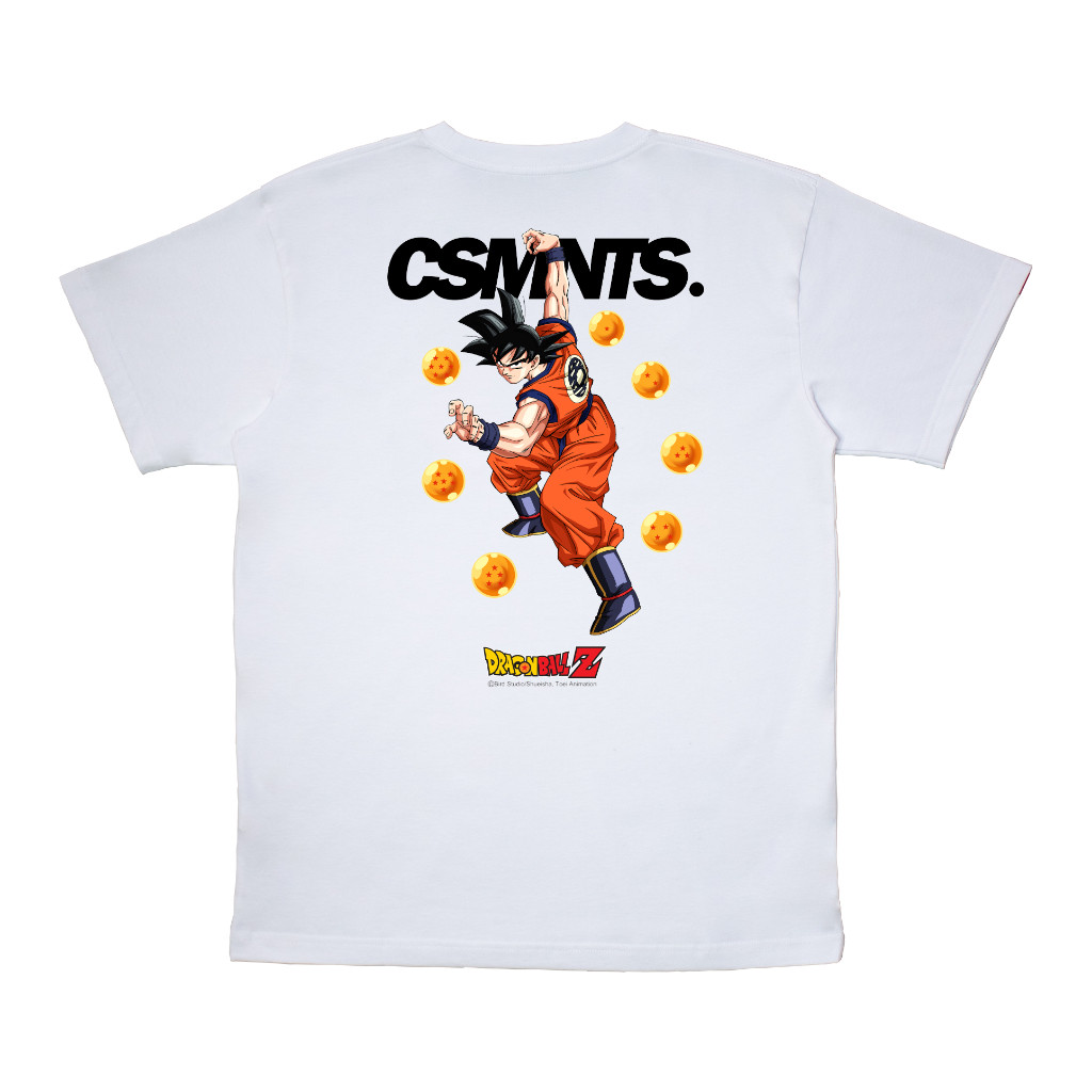Cosmonauts X Dragon Ball Z Goku Charge White Tee