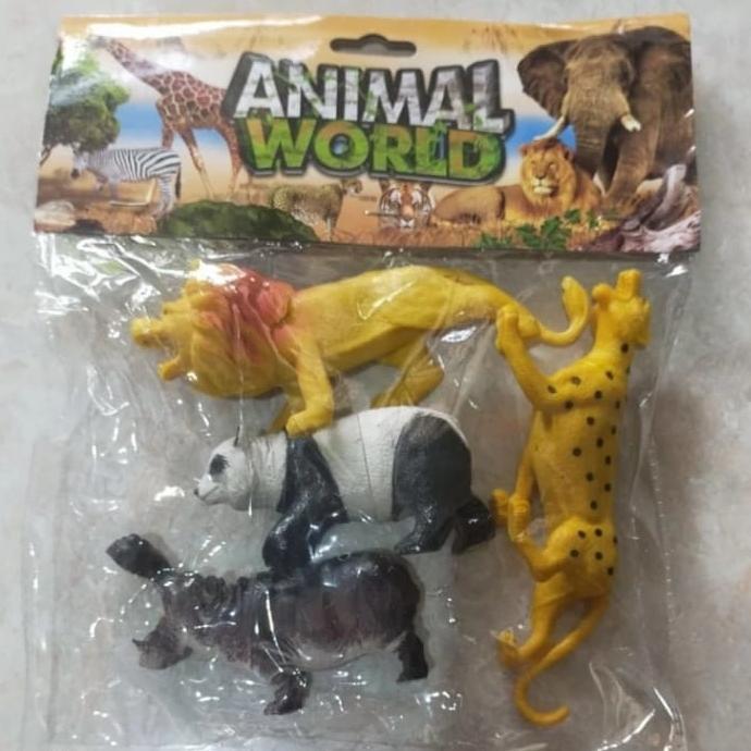 mainan figure Binatang hewan set wild Animal World animal 030 - B