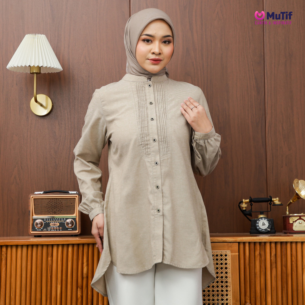 MUTIF Yasinta Blouse Tunik Kemaja Wanita Dewasa