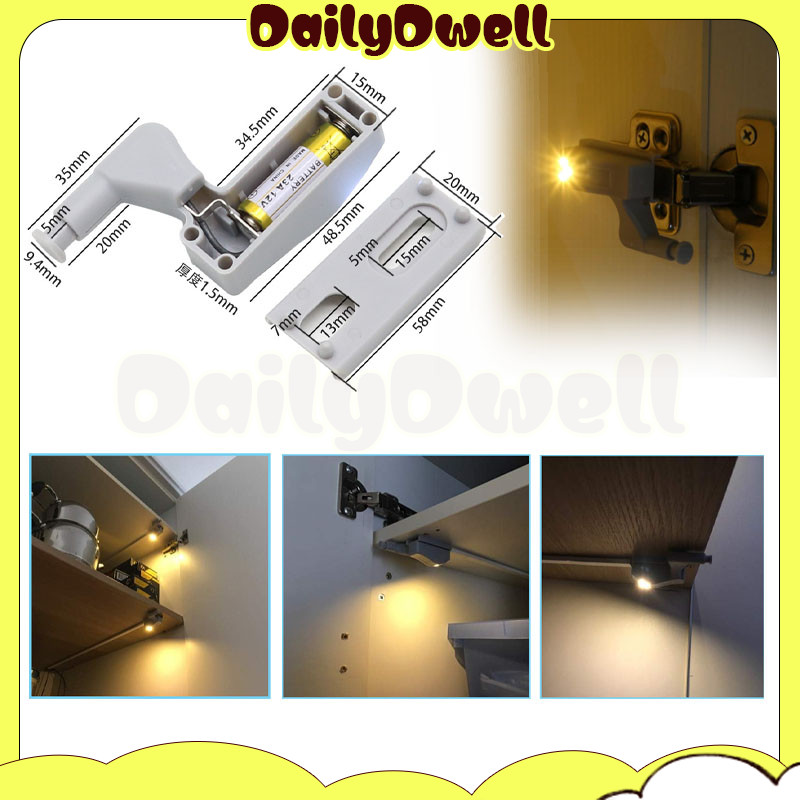 lampu led engsel pintu lemari pakaian laci /lampu led hinge untuk lemari, sistem penyalaan otomatis,