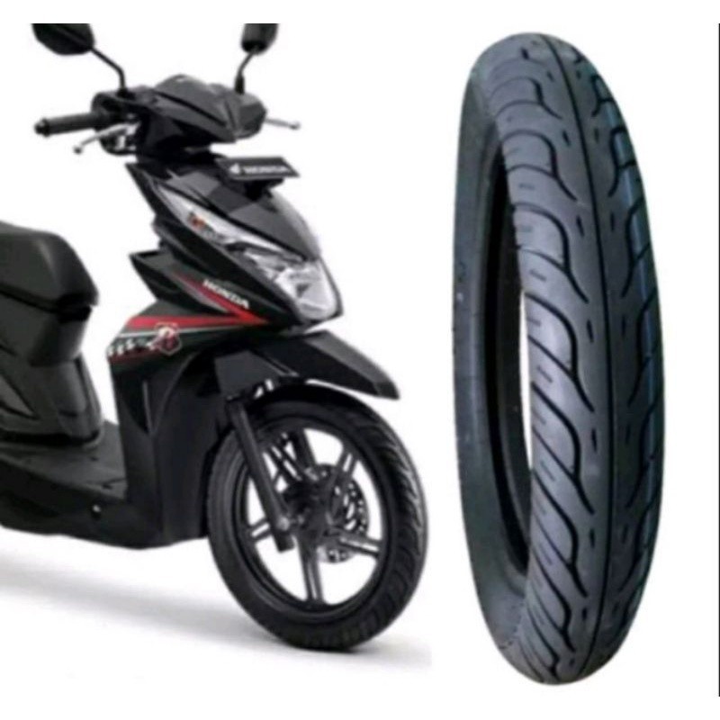 Ban depan motor Beat vario genio spacy mio scoopy karbu fino DLL ukuran 80 90 ring 14 ban tubeless m