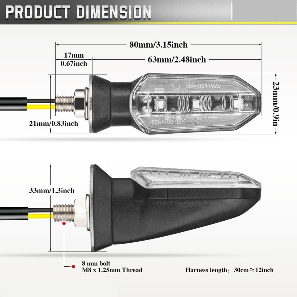 Motorcycle Fender Eliminator Tail Tidy Led Tail Turn Signal Light For Kawasaki KLX250S/SF/T KLX300SM