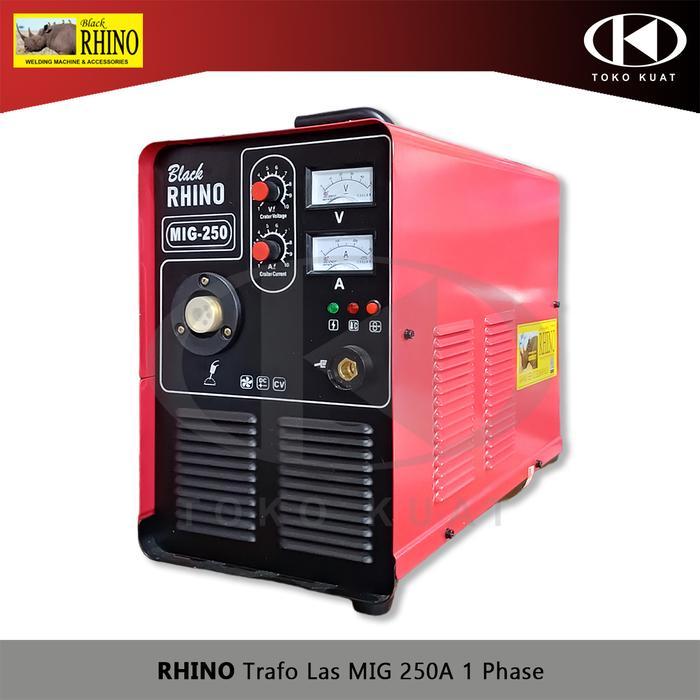 Rhino trafo las MIG 250 1phase dengan gas CO2