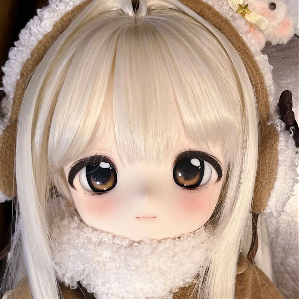 gaoshundoll 1/6 Lala ob24 anime face resin Qbaby blythe MDD VOLKS Y makeup practice head for birthda