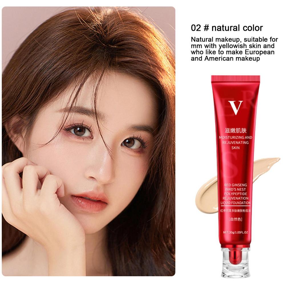 Fv-face Liquid Foundation 30g Base Cream Concealer Professional Concealer Soft Control Waterproof Lo