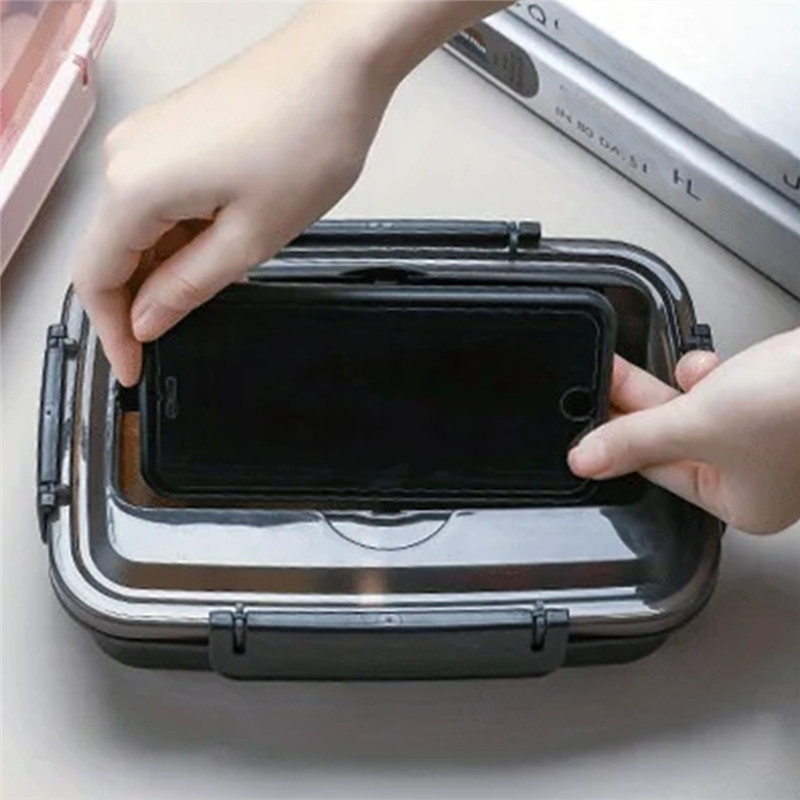 ABKY-Stainless Steel Lunch Box For Kids Stainless Steel Lunch Box Stainless Steel Bento Box Kids