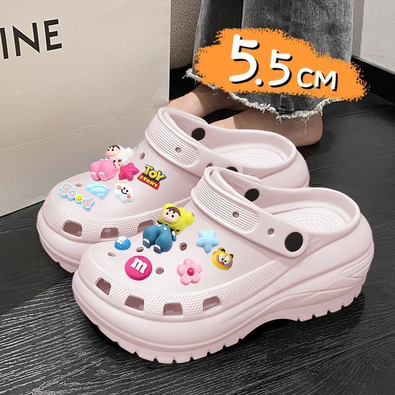 Sandal Wanita Dengan Sol Tebal 9 cm Sepatu Wanita Bertumit Tinggi Mode Sepatu Wanita
