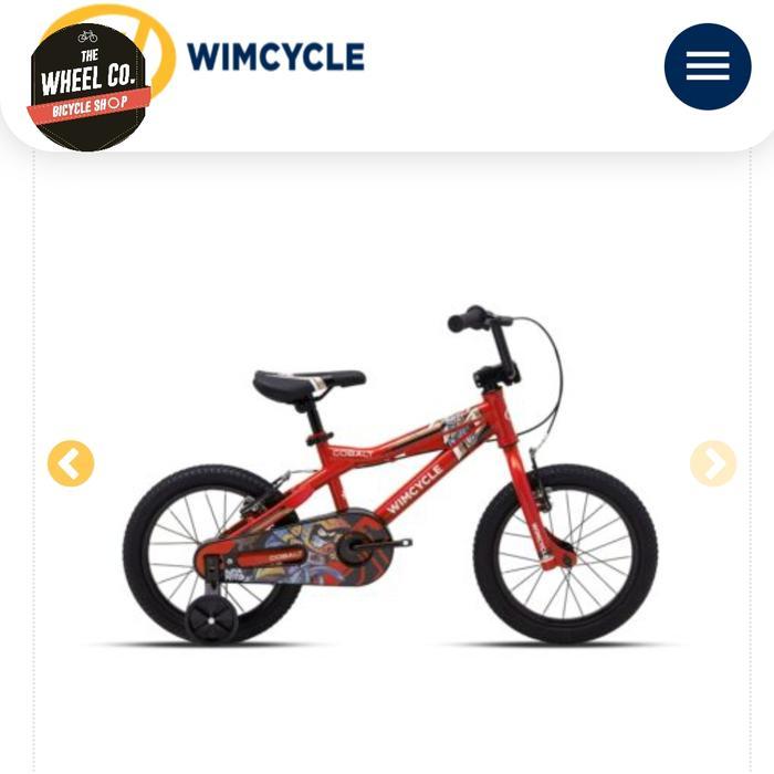 WIMCYCLE Sepeda Bmx 16 inch Wimcycle Cobalt Super Moto