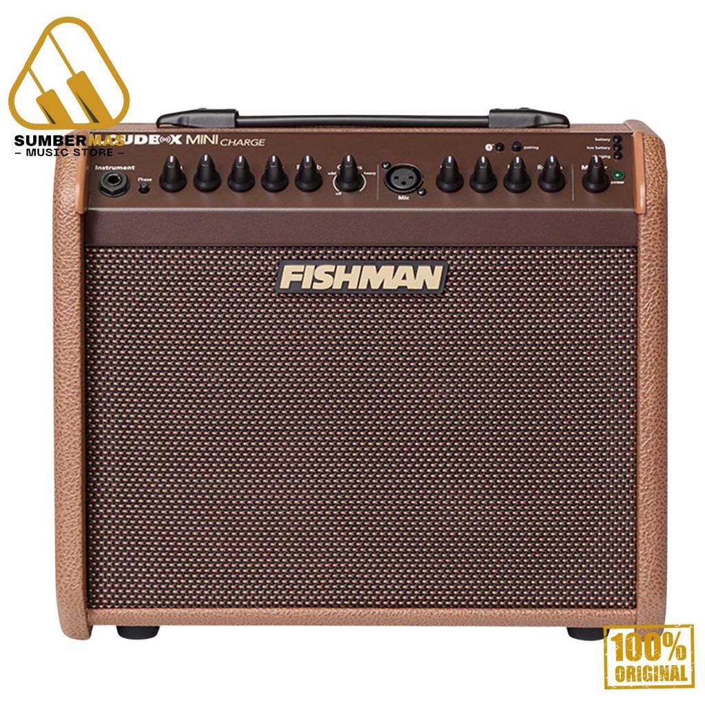 Fishman Loudbox Mini Charge 60W Battery Powered Acoustic Guitar Amplifier - Speaker Ampli Akustik De