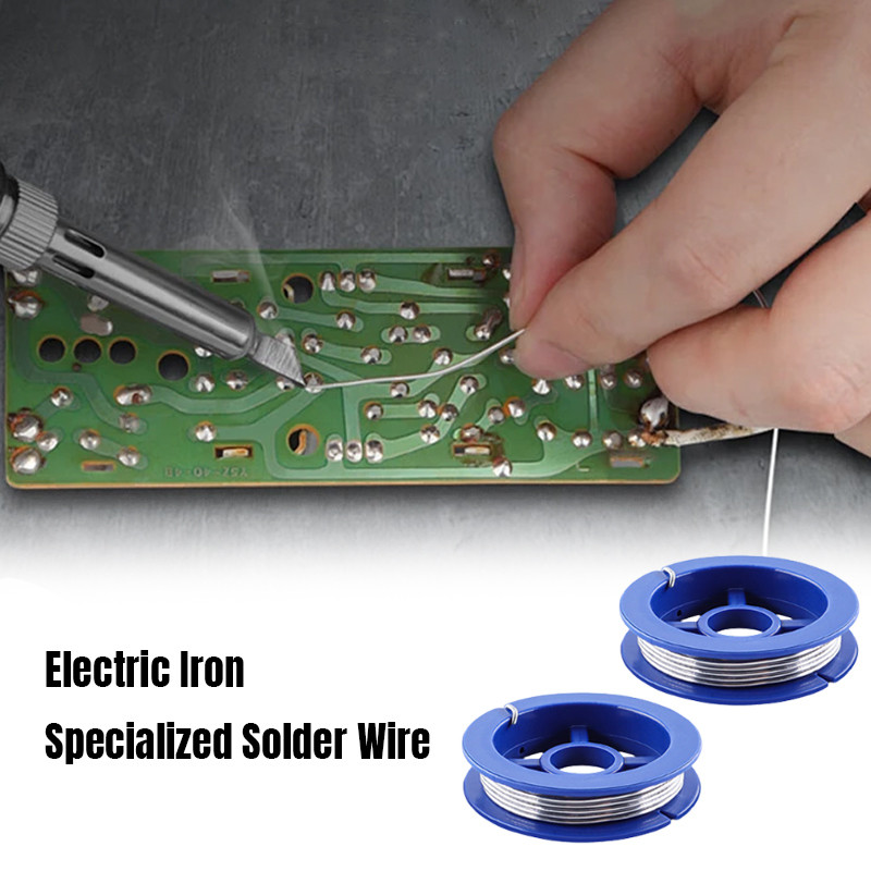 Kawat Solder Mini, Kawat Solder Elektrolitik untuk Besi Solder Listrik, Kawat Solder Gulungan Kecil 