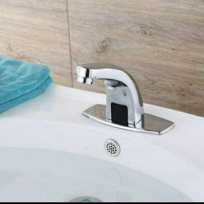 Kran Wastafel Sensor/Keran Wastafel Otomatis Sensor Model TOTO - Chrom