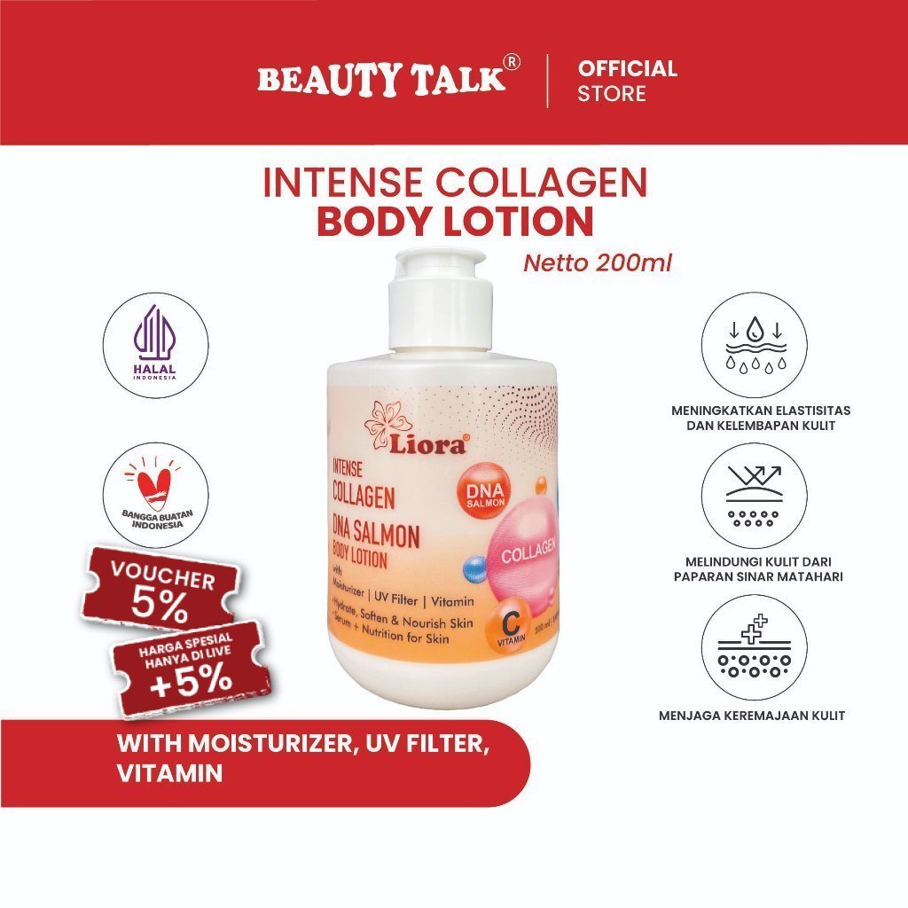 LIORA Intense Collagen DNA Salmon Body Lotion 4x UV-Filter -200ML