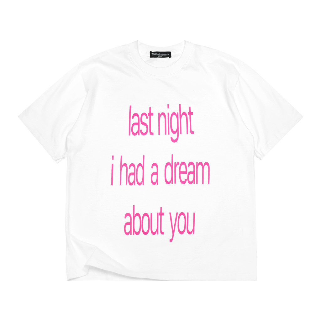 Tshirt Lumea White Thanksinsomnia 100% Original