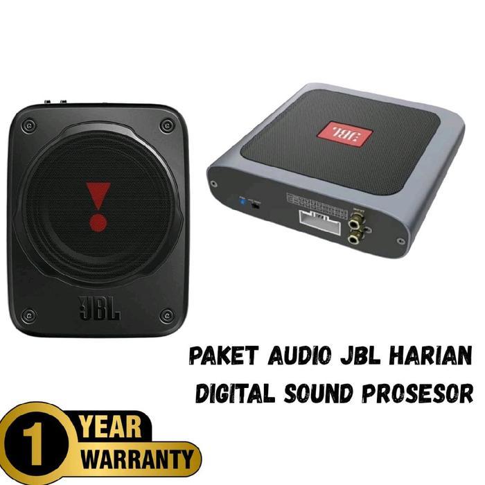 Paket Audio Mobil JBL Sound Digital Quality Processor dan Subwoofer Aktif 8inch - 100% Barang ORIGIN