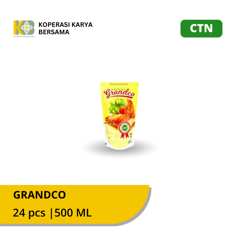 Grandco Minyak Goreng 500ml isi 24 /Karton