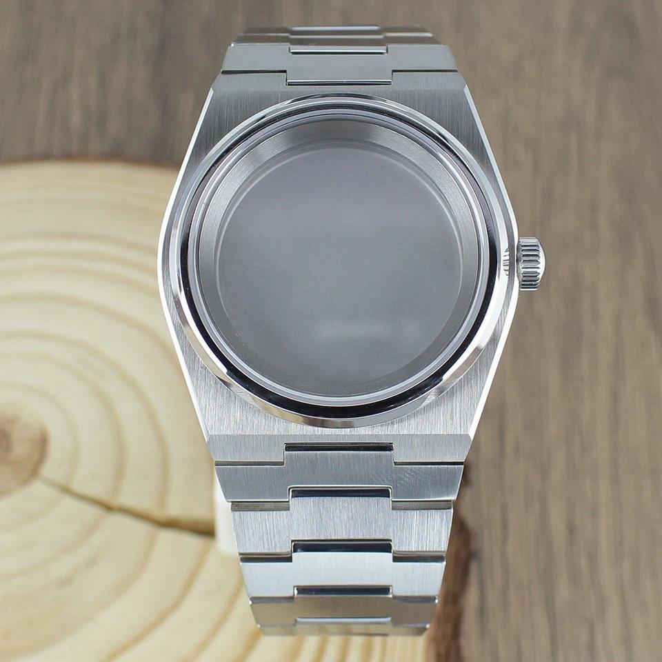 Aksesoris Casing Jam Sapphire 40mm NH35, penutup bawah solid, cocok untuk modifikasi PRX Super Playe