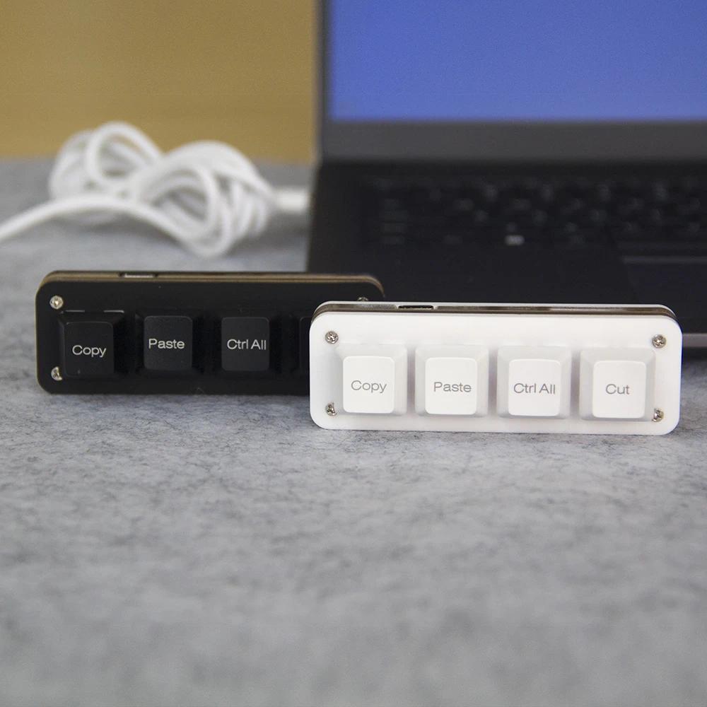 Office Keyboard Vial Programmable Keypad Numpad Y Macros Layers Function 4 key Copy Paste Customize 